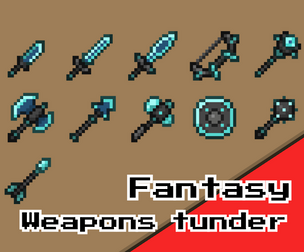 Thunder Weapons Pack – 16x16 Pixel Art