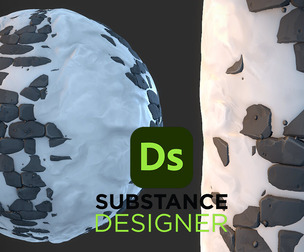 Stylized Snow Path