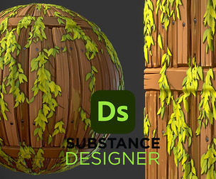 Stylized Wood with Foliage