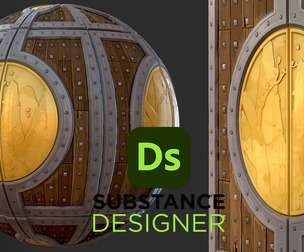 Stylized Japanese Door