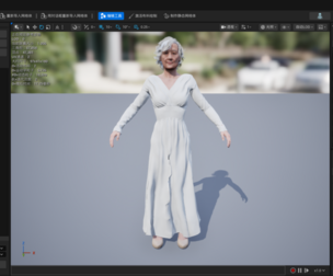 Unreal Engine Project Included Realistic Asian Elderly Woman  Fully Rigged 3D Character