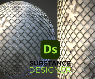 Stylized Chain-link Wire