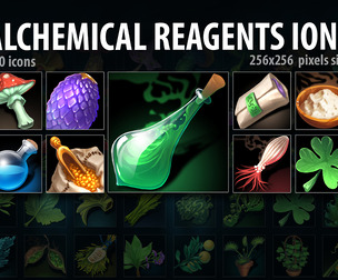 Alchemical Reagents Icons