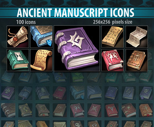 Ancient Manuscript Icons