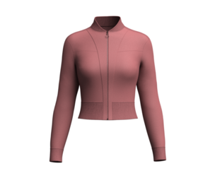 Girls Crop Active Jacket | Marvelous / Clo3d / obj / fbx