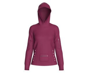 Girls Nova Zip Techwear Hoodie | Marvelous / Clo3d / obj / fbx