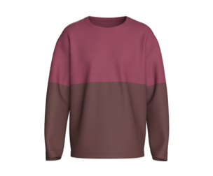 Men Mauve And Mocha Split Fleece Sweatshirt | Marvelous / Clo3d / obj / fbx