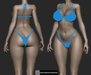 2026 Waifu games Base Meshs
