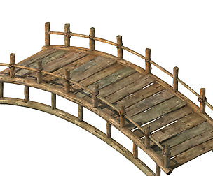 Wooden Buildings - Wooden Bridge 032