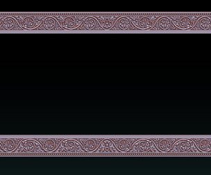 3D Frame Model - CNC Relief Design - STL-