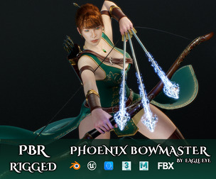 Phoenix Bowmaster - Game Ready