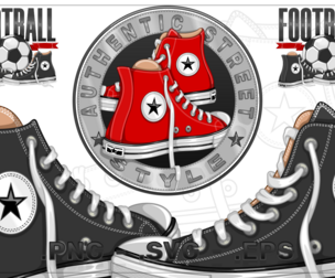 Soccer Shoe and Ball