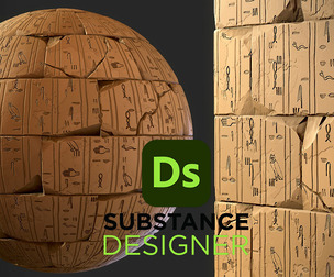Stylized Egyptian Wall