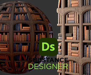 Stylized Bookshelf