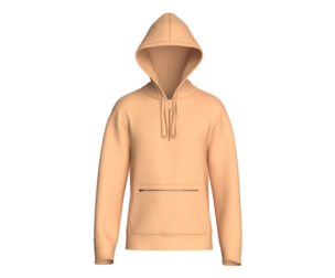 Men Half-Zip Hoodie With Zip Kangaroo Pocket | Marvelous / Clo3d / obj / fbx