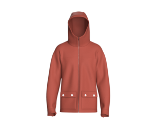Men Oxide Flap-Pocket Hooded Jacket | Marvelous / Clo3d / obj / fbx
