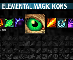 Elemental Magic Icons