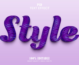 Style PSD Fully Editable Text Effect. Layer Style PSD Mockup Template