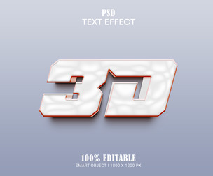 3D text effect PSD Fully Editable Text Effect. Layer Style PSD Mockup Template