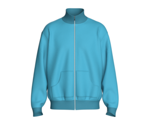 Men Cerulean Core Track Jacket | Marvelous / Clo3d / obj / fbx