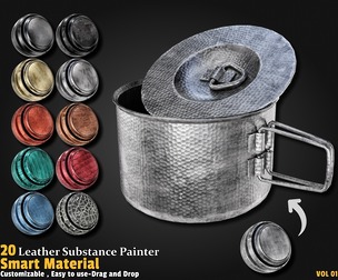 25 Base Metal Smart Materials in Substance Painter