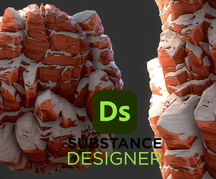 Stylized Mountain Rock