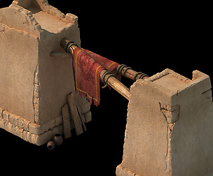 Desert ancient battlefield - fence