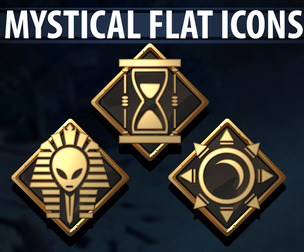 Mystical Flat Icons