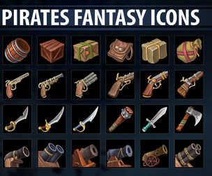 Pirates Fantasy Icons