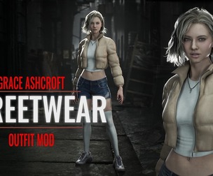 Streetwear Outfit Mod for Grace Resident Evil Requiem
