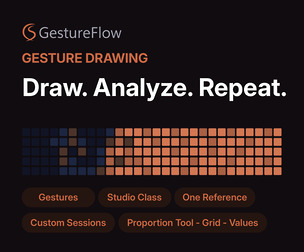 GestureFlow - Gesture Drawing & Reference Study