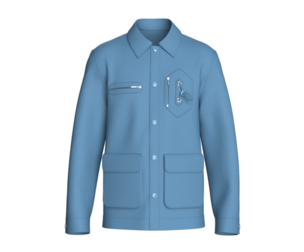 Men Utility Button-Up Jacket With Multi Pockets | Marvelous / Clo3d / obj / fbx