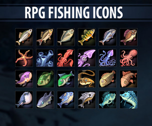 RPG Fishing Icons
