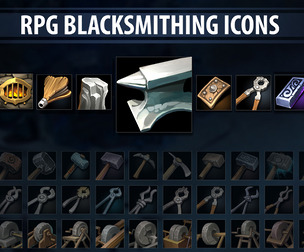 RPG Blacksmithing Icons
