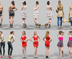 6 Realistic Female Characters Vol. 2