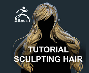 Tutorial. Sculpting Stylized hair in Zbrush