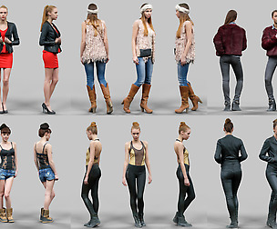 6 Realistic Female Characters Vol. 3