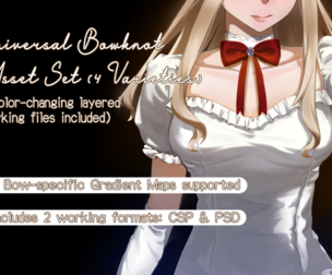 [Time-Saver] Universal Bowknot Set : Fill Color & Done