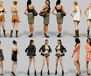 6 Realistic Female Characters Vol. 4