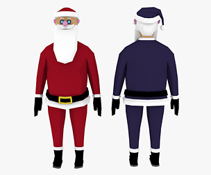 LowPoly Santa Claus