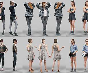 6 Realistic Female Characters Vol. 5