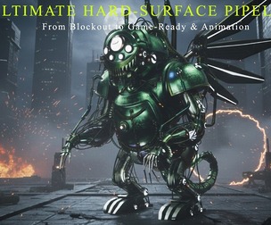 Infernal Clockwork Leviathan – AAA Game-Ready Creature / 3D Model + Full Tutorial