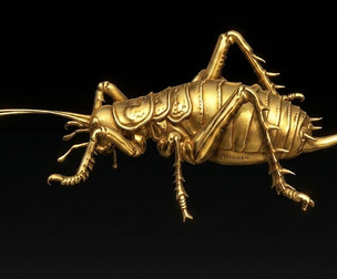 Grasshopper Relief 3D Model – STL