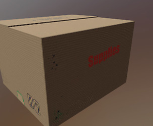 Cardboard Supplies Box