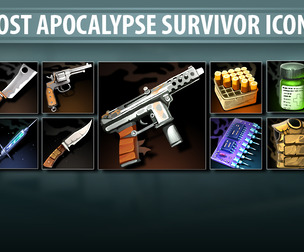 Post Apocalypse Survival Icons