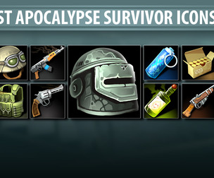 Post Apocalypse Survival Icons 02