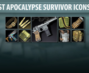Post Apocalypse Survival Icons 04