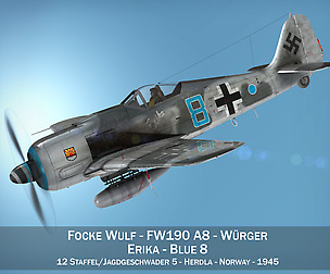 Focke Wulf - FW190 A8 - Blue 8