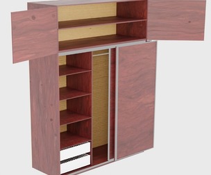 Sliding Wardrobe Hallway