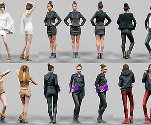 6 Realistic Female Characters Vol. 7